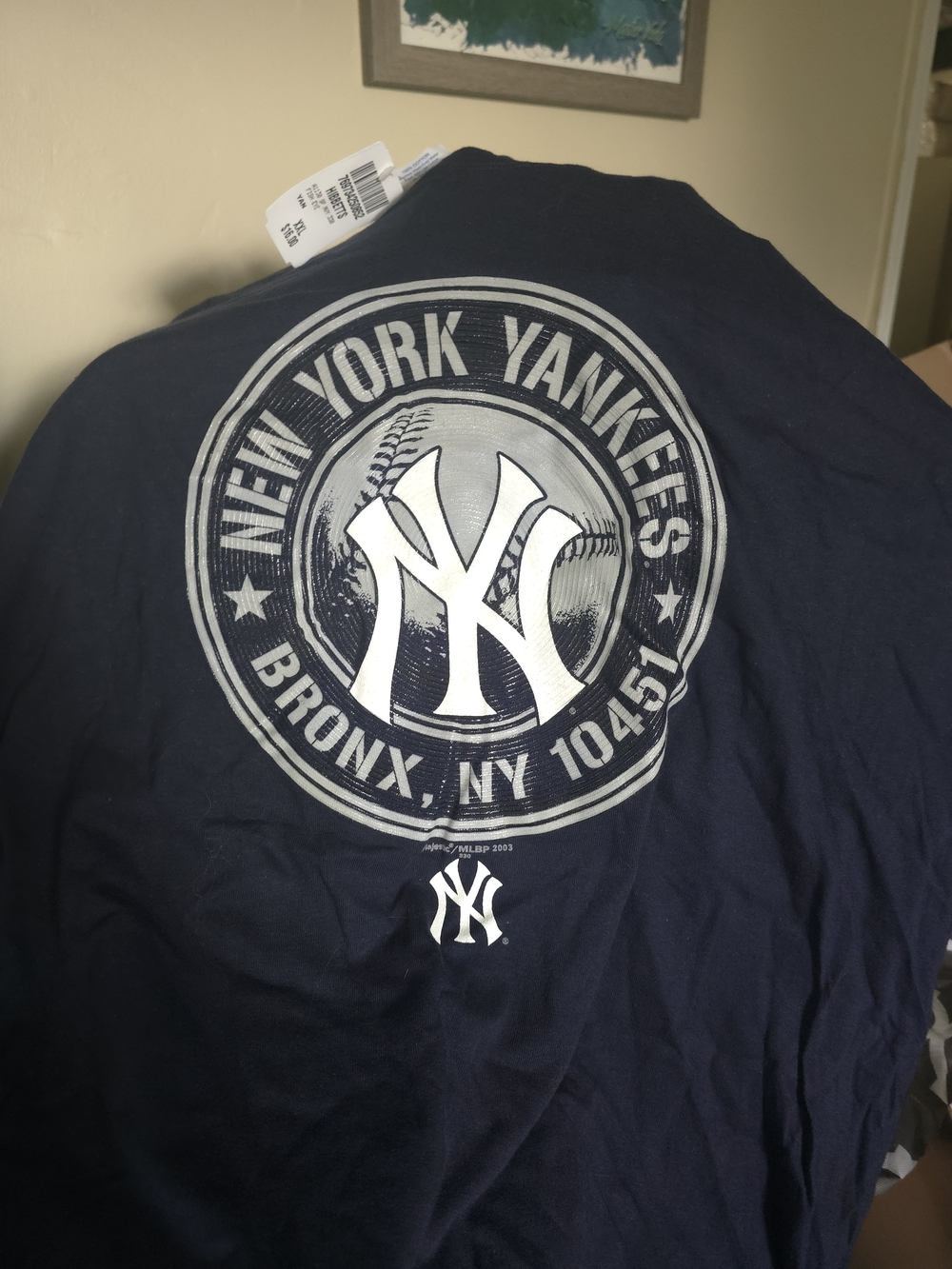 Men's NY Yankees Navy Short-Sleeve New York Yankees Graphic Tee